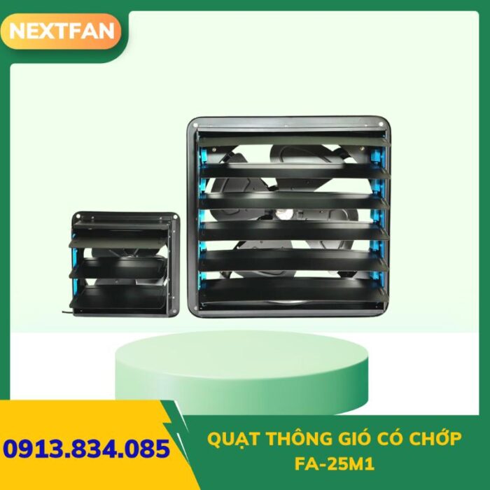 QUẠT THÔNG GIÓ CÓ CHỚP FA-25M1