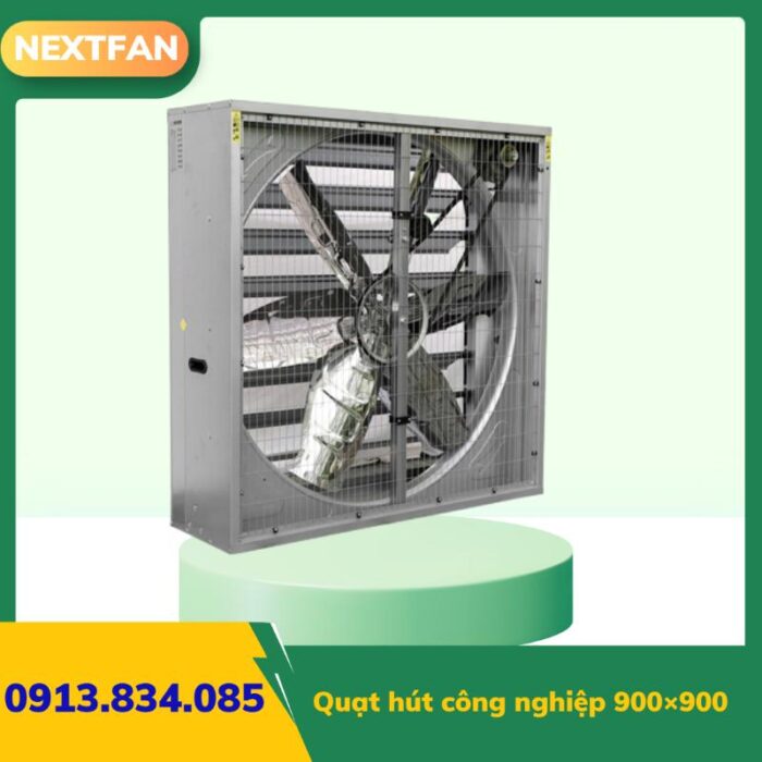 Quạt hút công nghiệp 900x900 5 quat ly tam cao ap 9 19a 6.3A 152