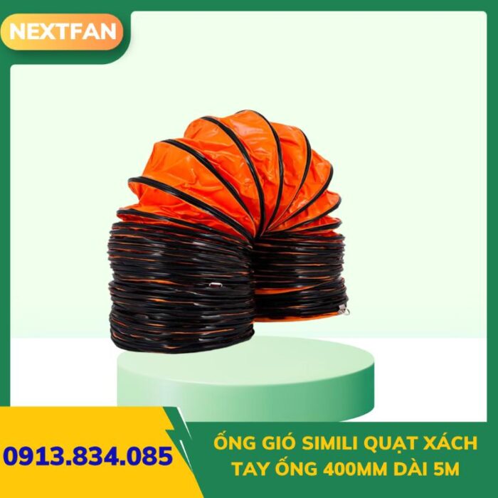 Ống gió Simili quạt xách tay ống 400MM Dài 5M