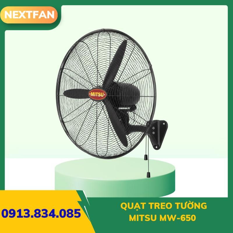 QUẠT TREO TƯỜNG MITSU (Tiêu chuẩn) MW-650 3 QUẠT TREO TƯỜNG MITSU (Tiêu chuẩn) MW-650