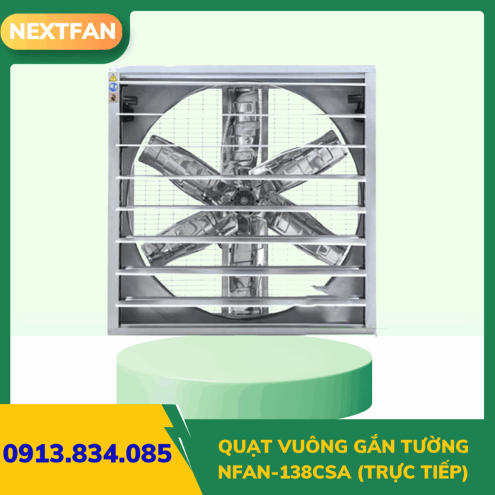 Quạt vuông gắn tường NFAN-138CSA (trực tiếp)