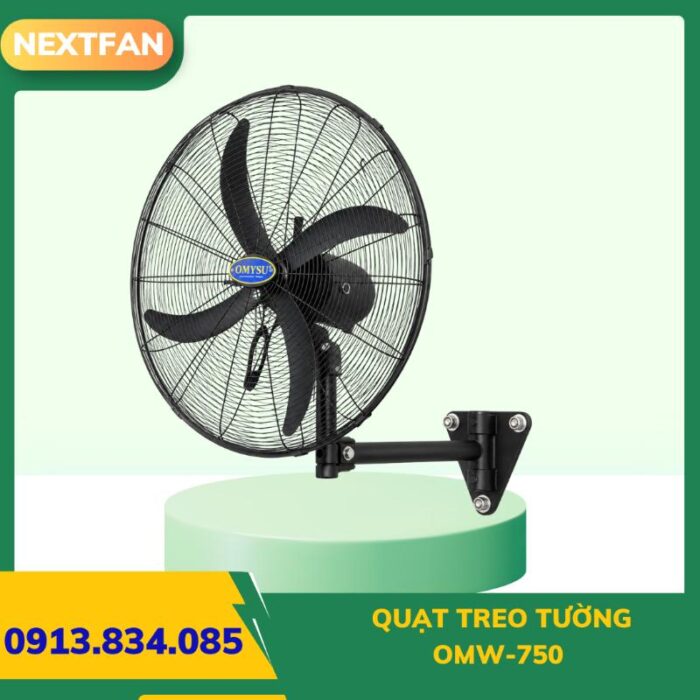 QUẠT TREO TƯỜNG OMW-750 (Cao cấp) 4 quat ly tam cao ap 9 19a 6.3A 3 34