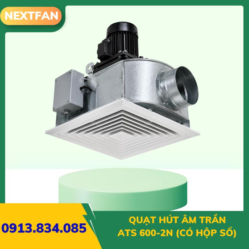 QUẠT HÚT ÂM TRẦN ATS 600-2N (CÓ HỘP SỐ) 1 QUẠT HÚT ÂM TRẦN ATS 600-2N (CÓ HỘP SỐ)