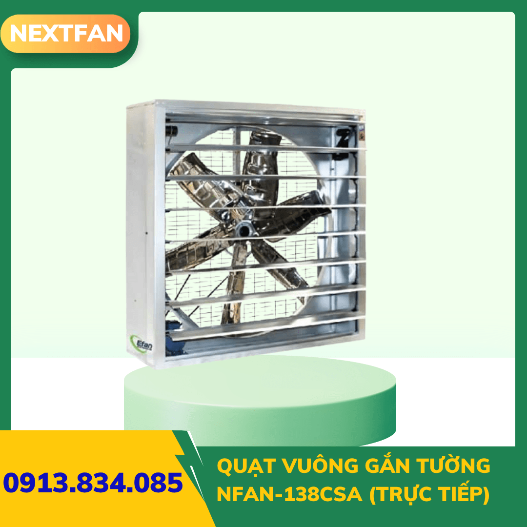 Quạt vuông gắn tường NFAN-138CSA (trực tiếp) 3 Quạt vuông gắn tường NFAN-138CSA (trực tiếp)