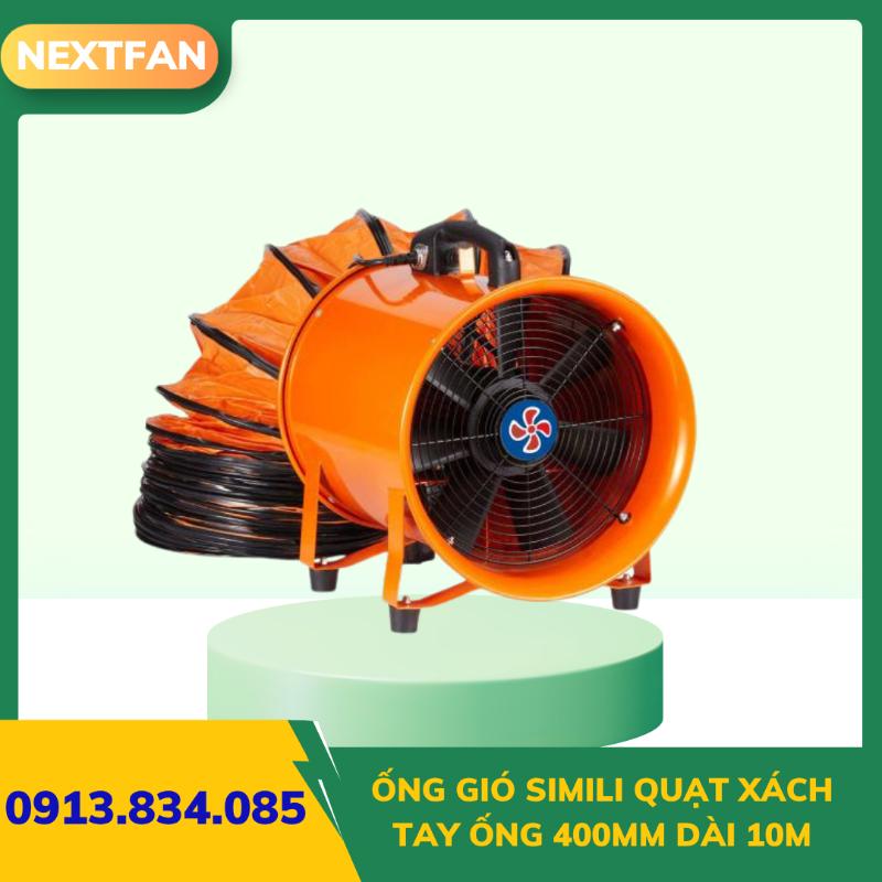 Ống gió Simili quạt xách tay ống 400MM Dài 10M 3 Ống gió Simili quạt xách tay ống 400MM Dài 10M