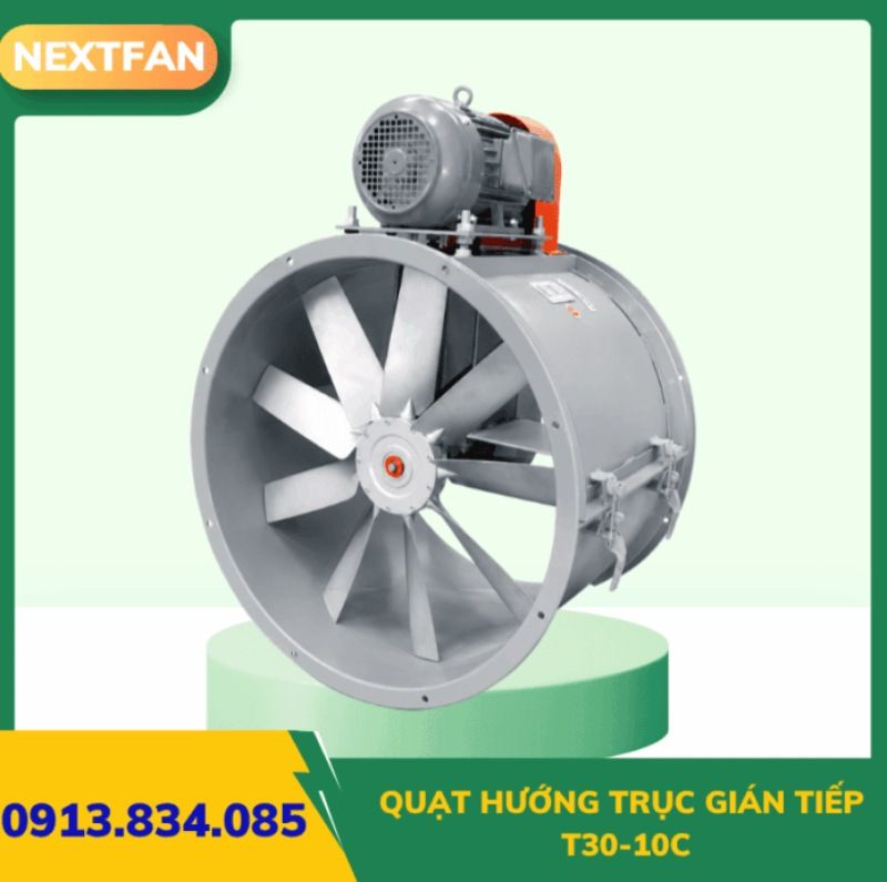 Top dòng quạt thông gió nhà xưởng chất lượng, luân chuyển không khí tốt 3 Quạt thông gió nhà xưởng hướng trục công nghiệp
