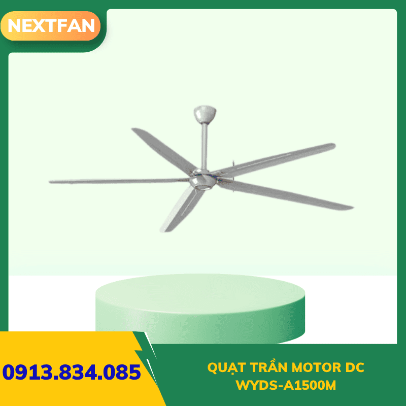 Quạt Trần Motor DC WYDS-A1500M 3 Quạt Trần Motor DC WYDS-A1500M
