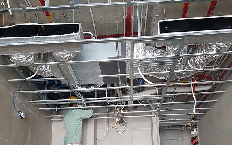 Ống gió mềm được sử dụng trong hệ thống điều hòa không khí