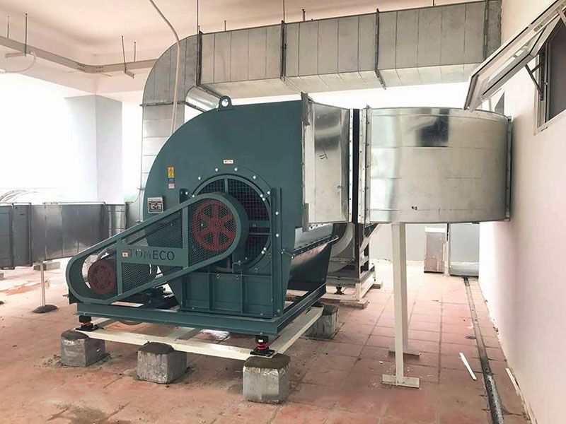 Quạt tăng áp cầu thang: Cấu tạo, nguyên lý hoạt động & ứng dụng 6 Hệ thống tăng áp cầu thang trong hệ thống PCCC