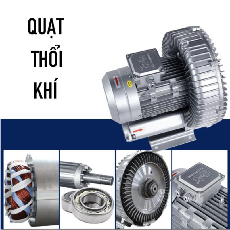 Cấu tạo của máy thổi khí con sò.