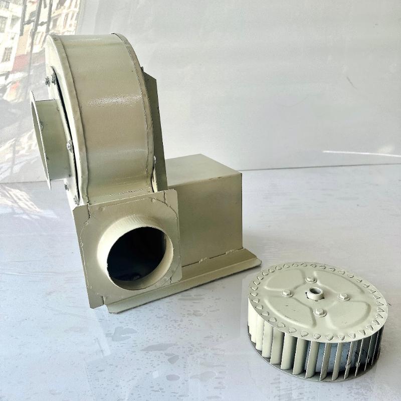 Kết cấu quạt ly tâm và cánh quạt.
