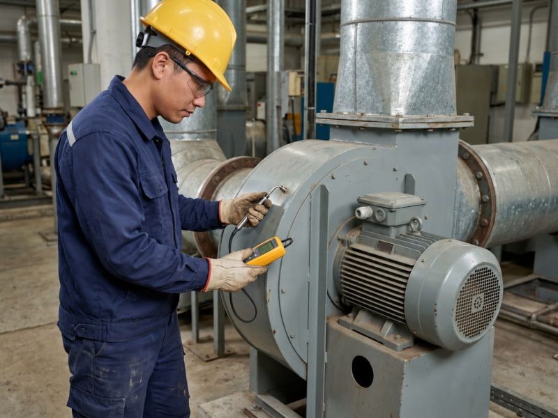 Đo đạc áp suất và lưu lượng thực tế giúp xác định đúng điểm làm việc, tránh chọn sai công suất quạt.