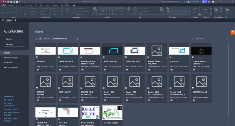 Đánh giá AutoCAD 2026 tính năng, cấu hình và cách cài đặt 1 Giao diện AutoCAD 2026 với khu vực làm việc CAD chuyên nghiệp, hỗ trợ thiết kế và chỉnh sửa bản vẽ kỹ thuật chính xác.