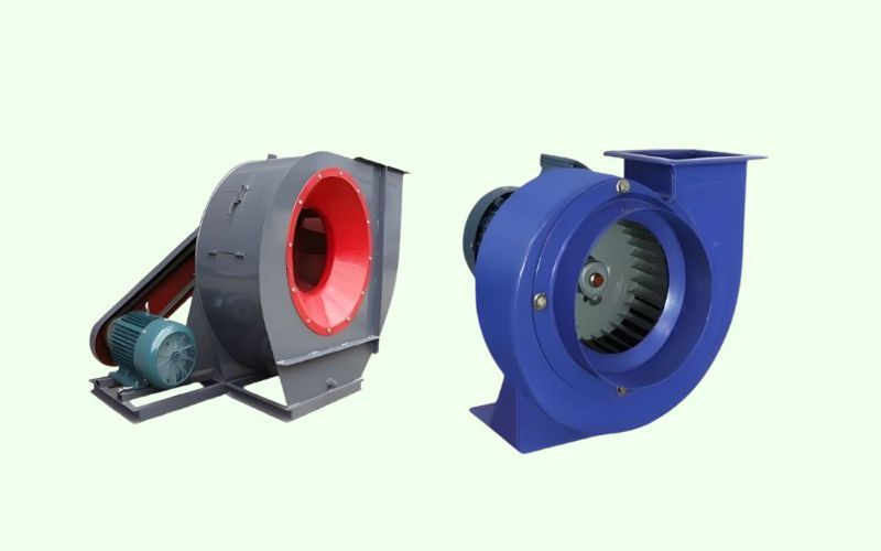 Cấu tạo quạt ly tâm lồng sóc