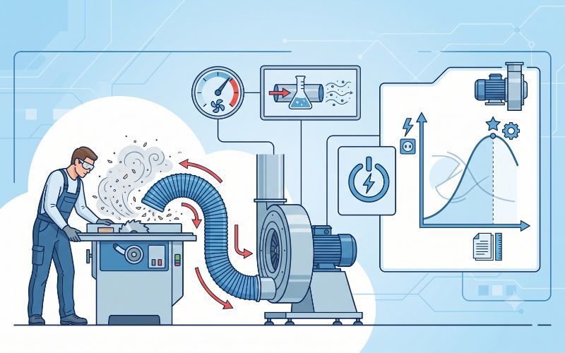 Cách tính công suất quạt hút bụi theo lưu lượng và cột áp 1 cong-suat-quat-hut-bui-duoc-xac-dinh-nhu-the-nao
