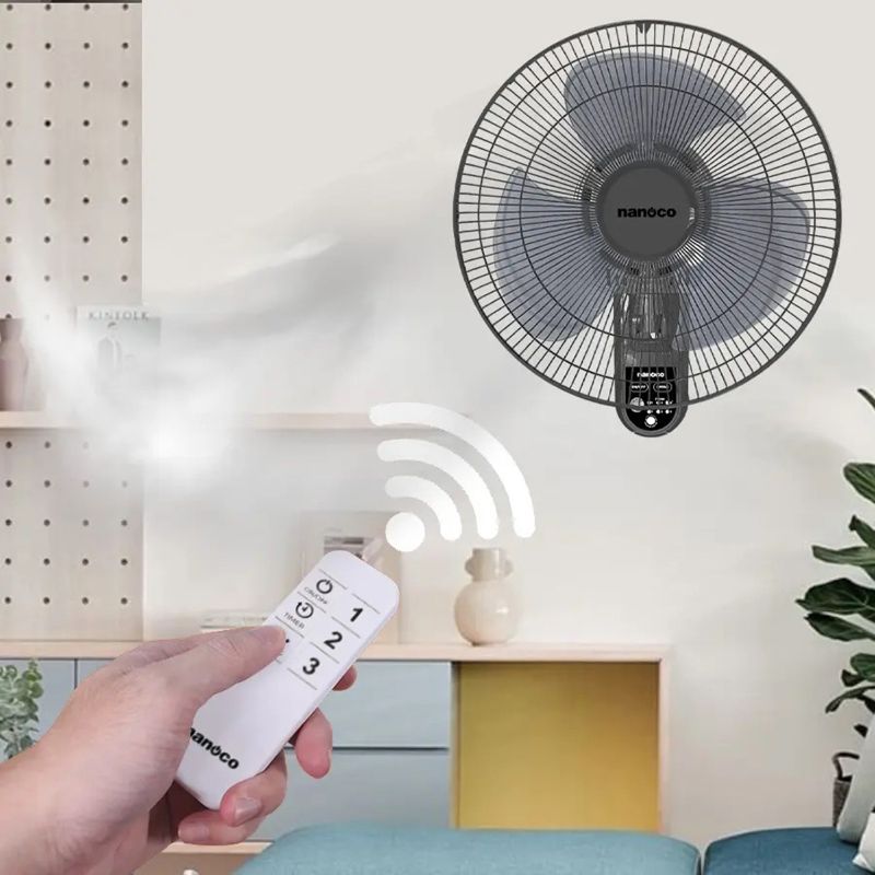 Điều chỉnh quạt thuận tiện bằng remote