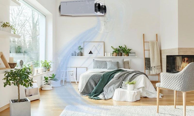 Giải pháp cấp khí tươi cho phòng ngủ an toàn, hiệu quả 6 Sử dụng máy cấp khí tươi cho phòng ngủ