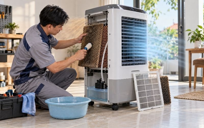 Nguyên nhân quạt điều hòa không mát và cách khắc phục