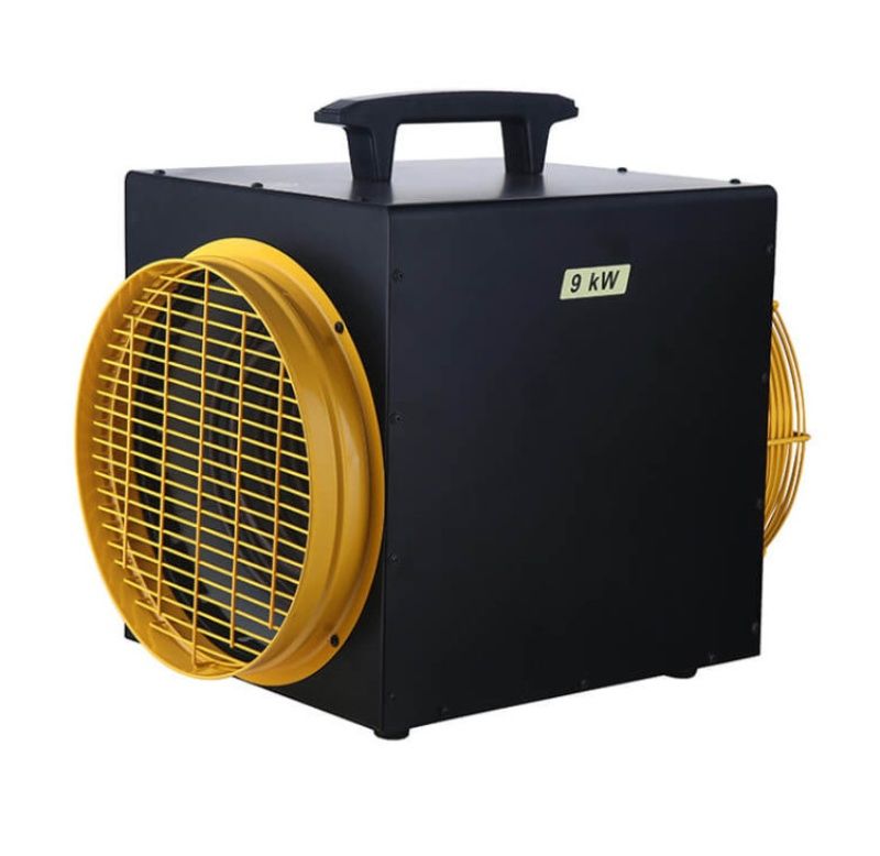 Quạt sấy gió nóng 9KW vuông