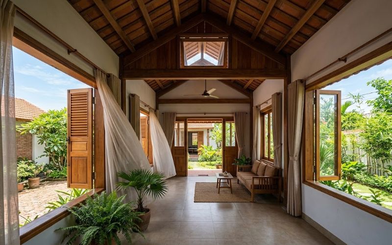 Thông gió tự nhiên cho nhà cấp 4