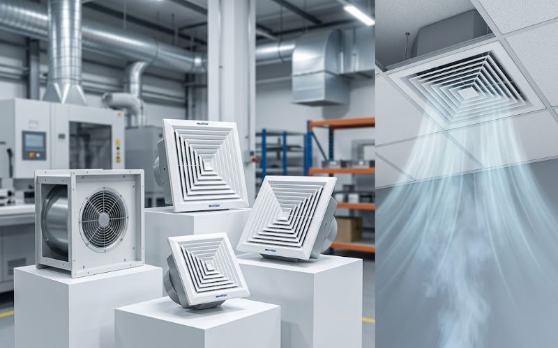 Cách chọn quạt hút âm trần công nghiệp phù hợp