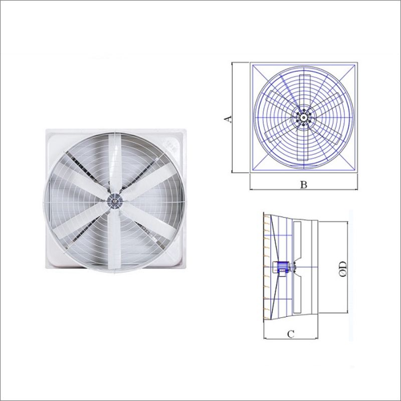 Cấu tạo quạt hút công nghiệp Composite