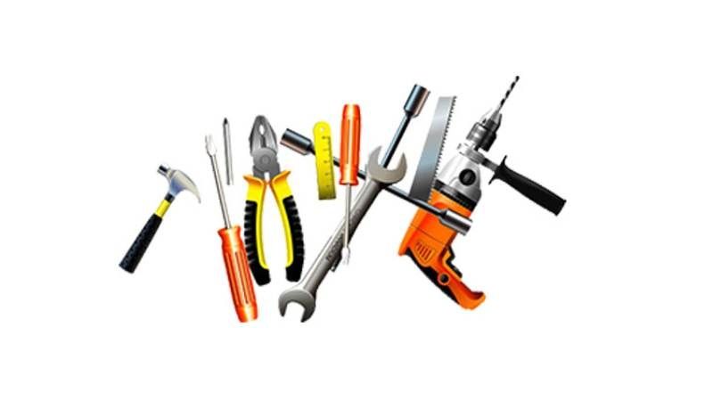 Chuẩn bị dụng cụ trước khi thi công