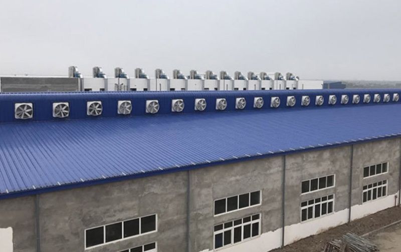 hệ thống thông giá nhà xưởng bằng quạt công nghiệp