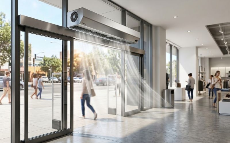 Air Curtain là gì? Cấu tạo, nguyên lý hoạt động và ứng dụng