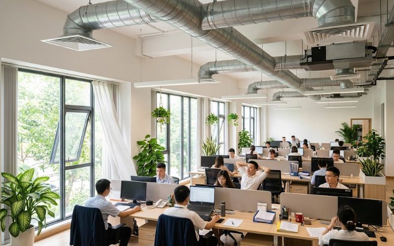 Bảng tiêu chuẩn cấp gió tươi mới nhất theo TCVN 2 Tiêu chuẩn cấp gió tươi cho văn phòng